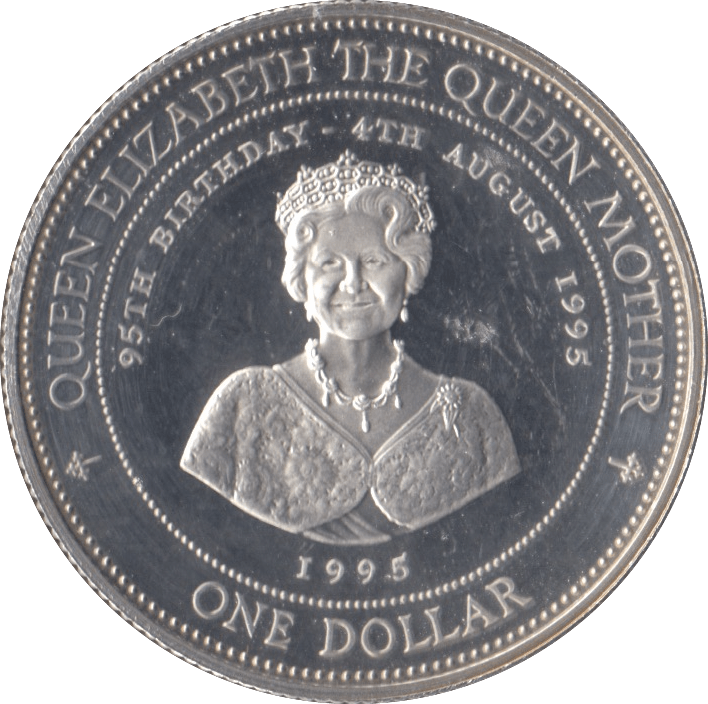 1995 SILVER PROOF ONE DOLLAR BARBADOS - SILVER WORLD COINS - Cambridgeshire Coins