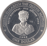 1995 SILVER PROOF ONE DOLLAR BARBADOS - SILVER WORLD COINS - Cambridgeshire Coins