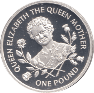 1995 SILVER PROOF ONE POUND GUERNSEY - SILVER WORLD COINS - Cambridgeshire Coins