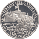 1995 SILVER PROOF £2 50TH ANNIVERSARY LIBERATION - £2 Silver Proof - Cambridgeshire Coins
