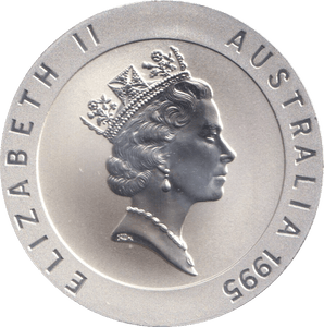 1995 SILVER PROOF TEN DOLLAR AUSTRALIA - SILVER WORLD COINS - Cambridgeshire Coins