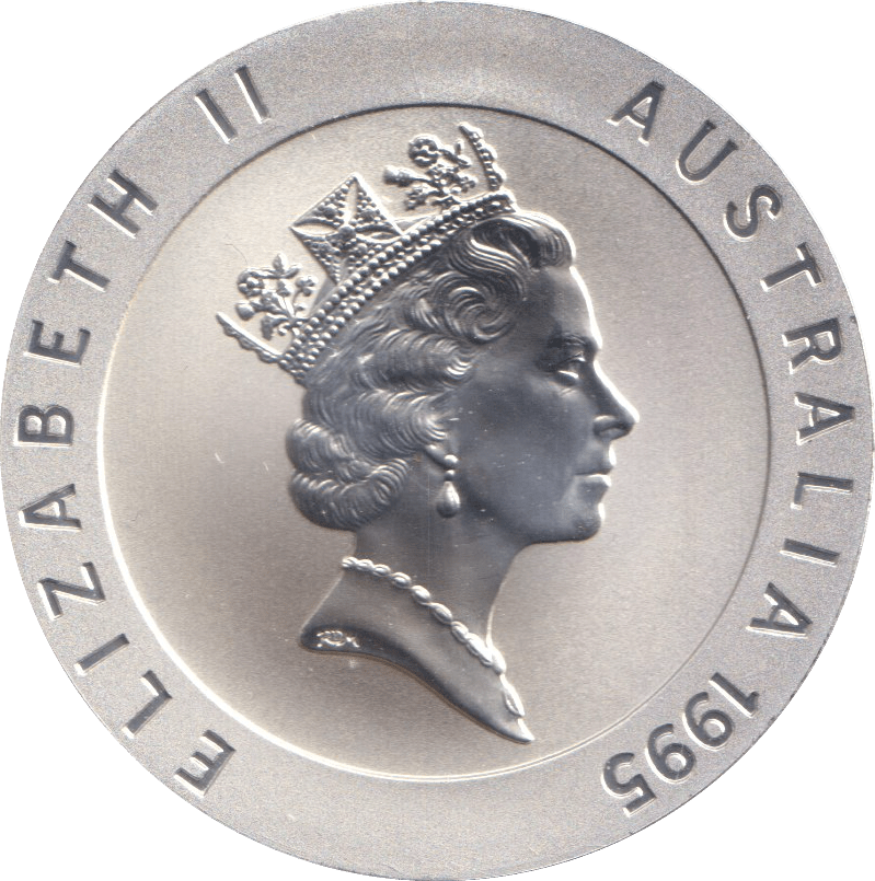 1995 SILVER PROOF TEN DOLLAR AUSTRALIA - SILVER WORLD COINS - Cambridgeshire Coins