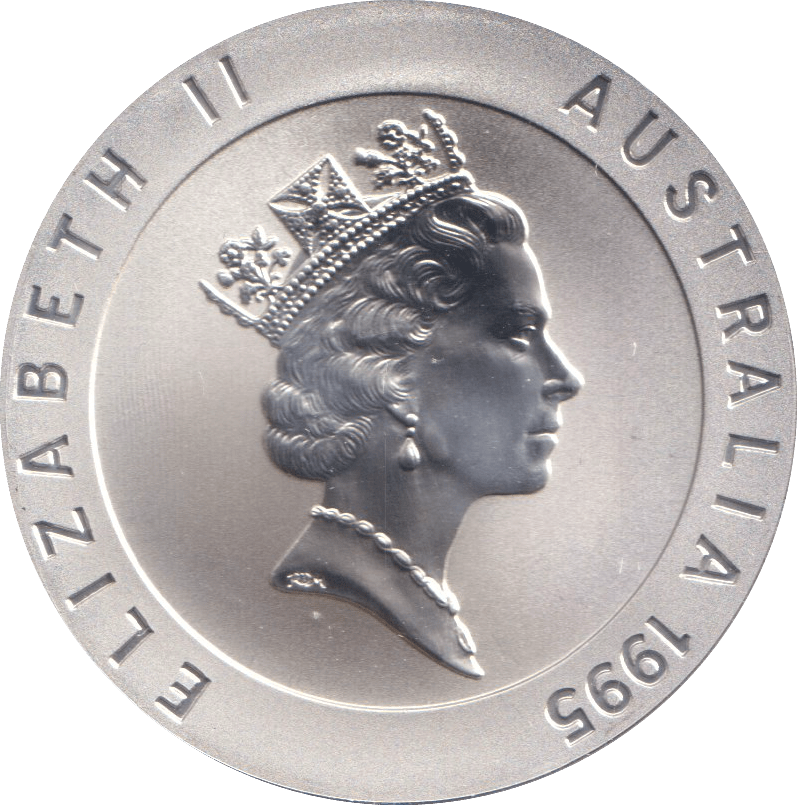 1995 SILVER PROOF TEN DOLLAR AUSTRALIA - SILVER WORLD COINS - Cambridgeshire Coins