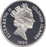 1995 SILVER PROOF TEN DOLLARS CORONATION OF QUEEN MOTHER - SILVER WORLD COINS - Cambridgeshire Coins