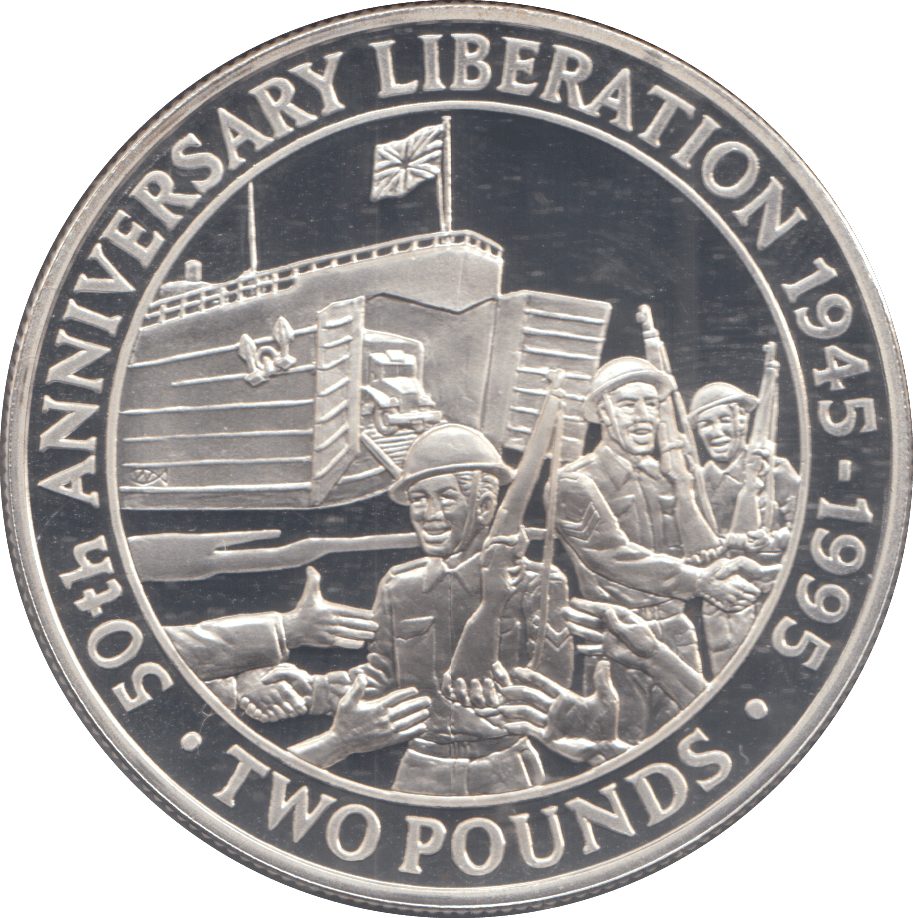 1995 SILVER PROOF TWO POUNDS 50TH ANNIVERSARY LIBERATION - £2 Silver Proof - Cambridgeshire Coins
