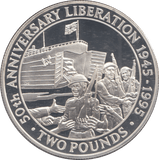 1995 SILVER PROOF TWO POUNDS 50TH ANNIVERSARY LIBERATION - £2 Silver Proof - Cambridgeshire Coins