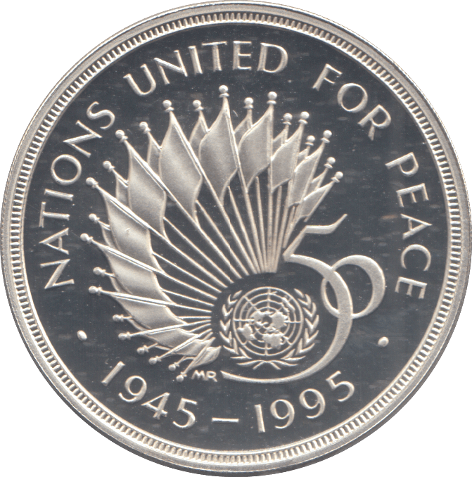 1995 SILVER PROOF TWO POUNDS UNITED NATIONS - £2 Silver Proof - Cambridgeshire Coins