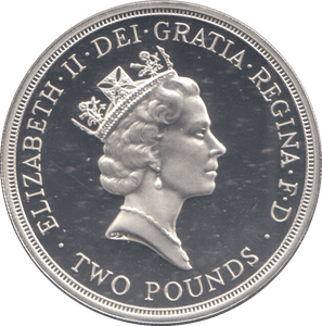 1995 SILVER PROOF TWO POUNDS UNITED NATIONS - £2 Silver Proof - Cambridgeshire Coins