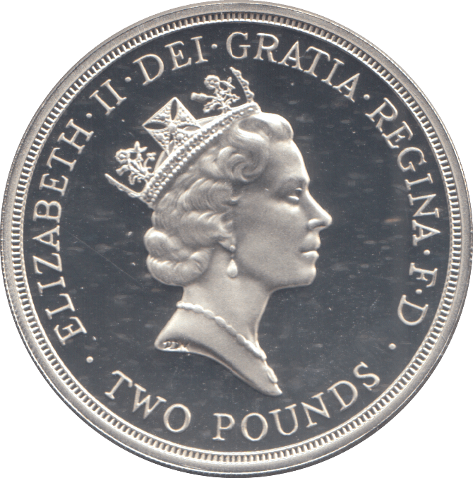 1995 SILVER PROOF TWO POUNDS UNITED NATIONS - £2 Silver Proof - Cambridgeshire Coins