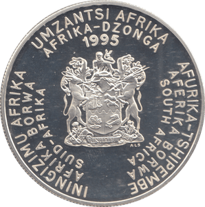 1995 SOUTH AFRICA 2 RAND - Silver Proof - Cambridgeshire Coins