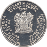 1995 SOUTH AFRICA 2 RAND - Silver Proof - Cambridgeshire Coins