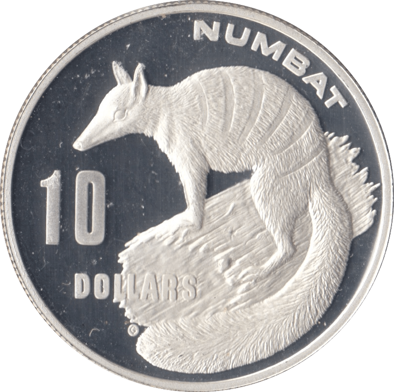 1995 TEN DOLLARS SILVER PROOF AUSTRALIA - SILVER WORLD COINS - Cambridgeshire Coins