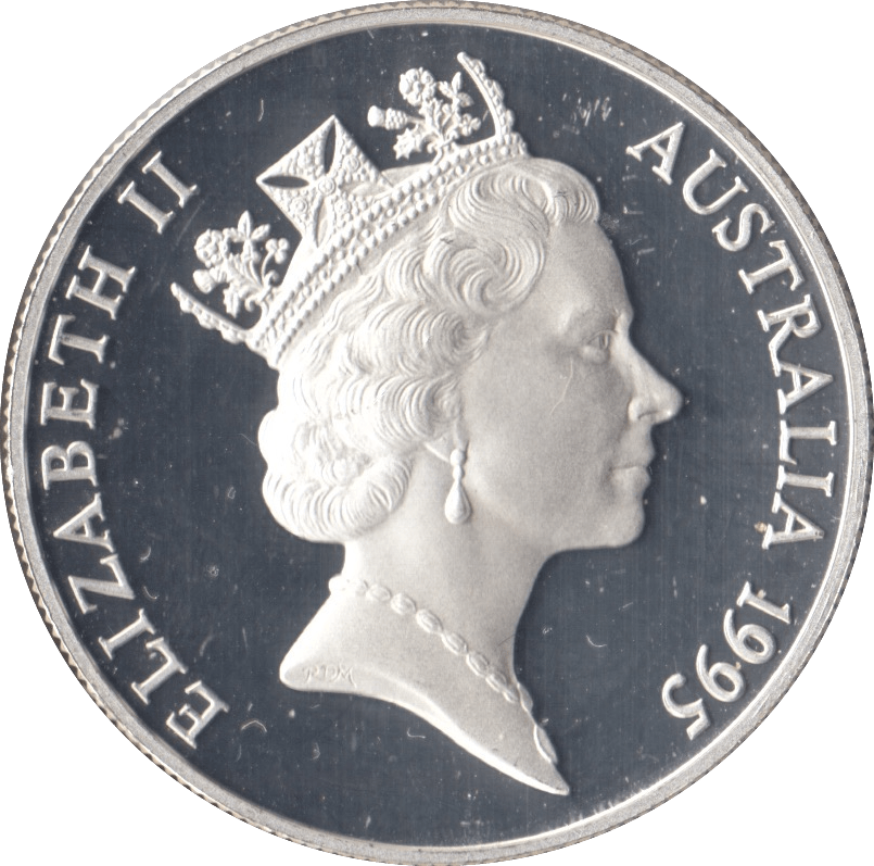1995 TEN DOLLARS SILVER PROOF AUSTRALIA - SILVER WORLD COINS - Cambridgeshire Coins