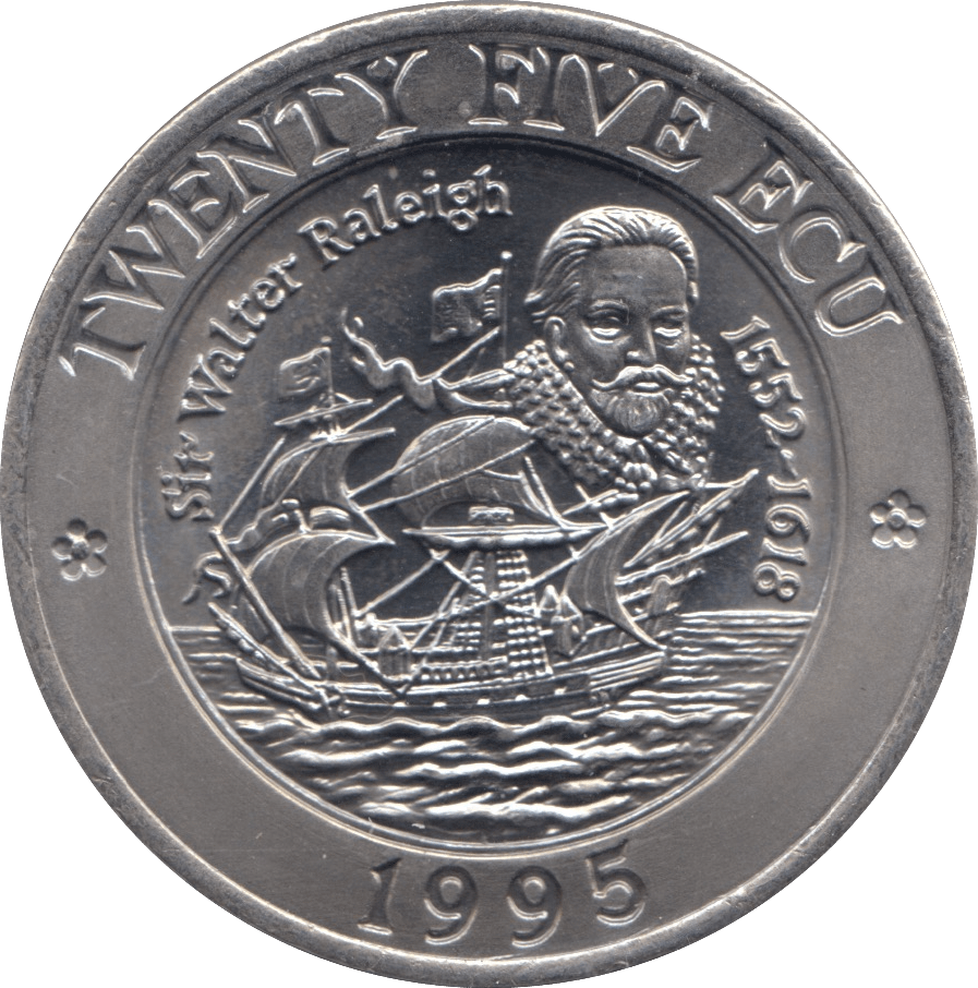 1995 TWENTY FIVE ECU EUROPE - SILVER WORLD COINS - Cambridgeshire Coins