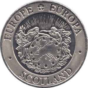 1995 TWENTY FIVE ECU SCOTLAND - SILVER WORLD COINS - Cambridgeshire Coins
