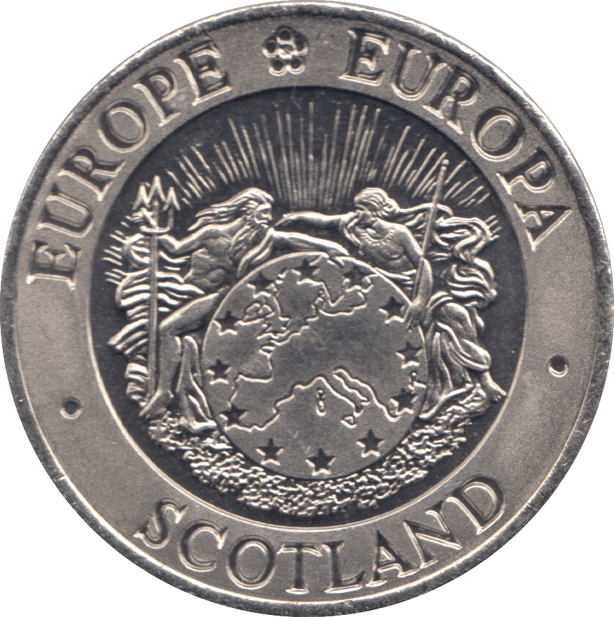 1995 TWENTY FIVE ECU SCOTLAND - SILVER WORLD COINS - Cambridgeshire Coins