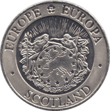 1995 TWENTY FIVE ECU SCOTLAND - SILVER WORLD COINS - Cambridgeshire Coins