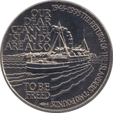 1995 TWO POUNDS COIN ALDERNEY F336 - WORLD COINS - Cambridgeshire Coins