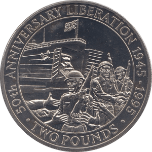 1995 TWO POUNDS GUERNSEY - WORLD COINS - Cambridgeshire Coins