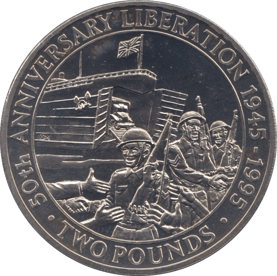 1995 TWO POUNDS GUERNSEY - WORLD COINS - Cambridgeshire Coins