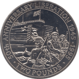 1995 TWO POUNDS GUERNSEY - WORLD COINS - Cambridgeshire Coins