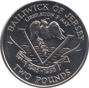 1995 TWO POUNDS JERSEY F387 - WORLD COINS - Cambridgeshire Coins