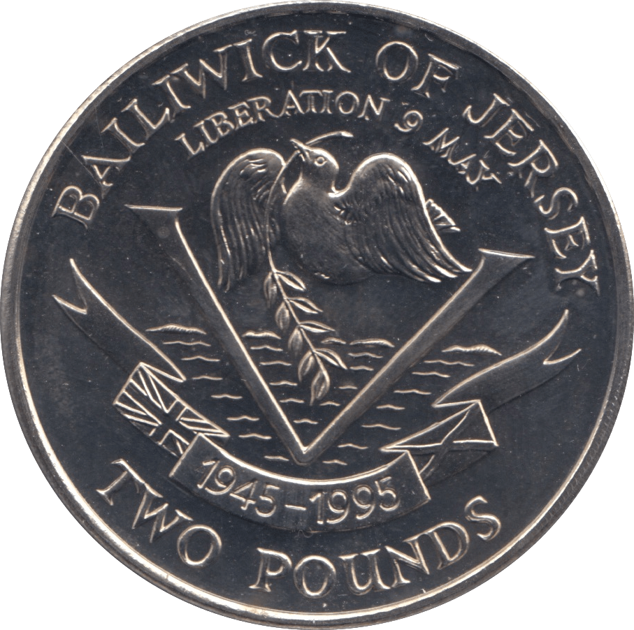 1995 TWO POUNDS JERSEY F426 - WORLD COINS - Cambridgeshire Coins