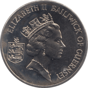 1995 TWO POUNDS LIBERATION ANNIVERSARY GUERNSEY F133 - CROWN - Cambridgeshire Coins