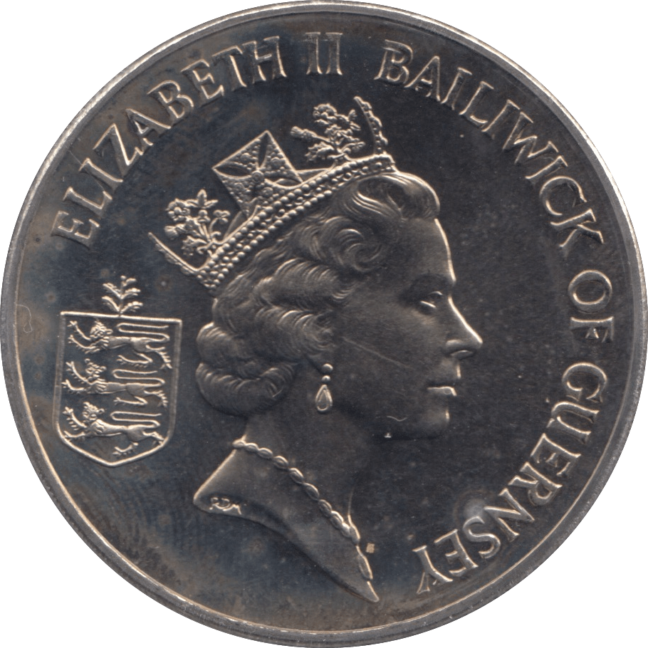 1995 TWO POUNDS LIBERATION ANNIVERSARY GUERNSEY F616 - CROWN - Cambridgeshire Coins