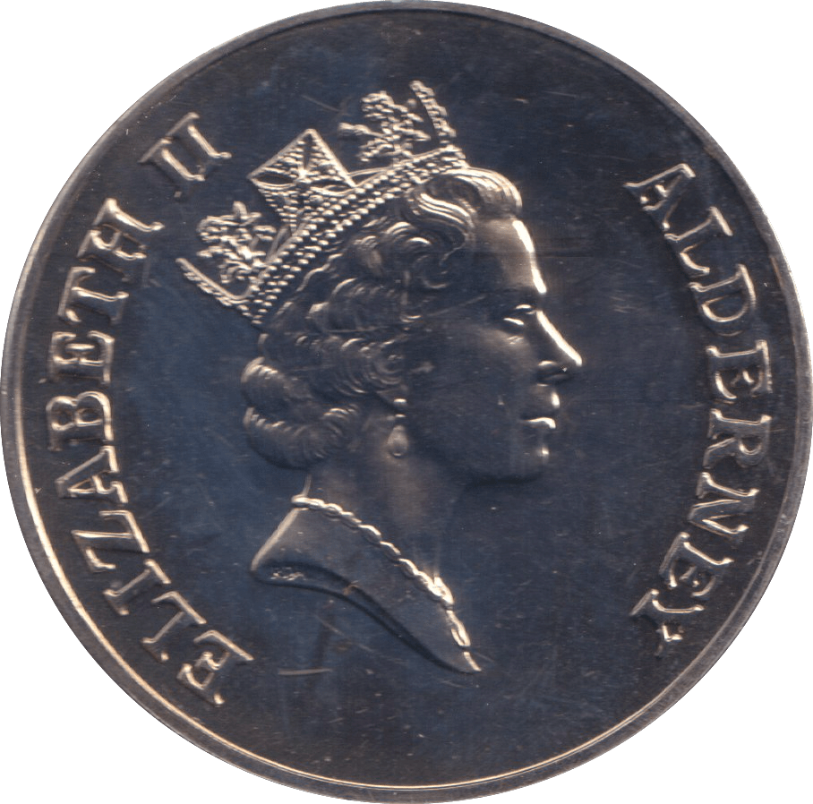 1995 TWO POUNDS THE RETURN OF THE ISLANDERS ALDERNEY - WORLD COINS - Cambridgeshire Coins