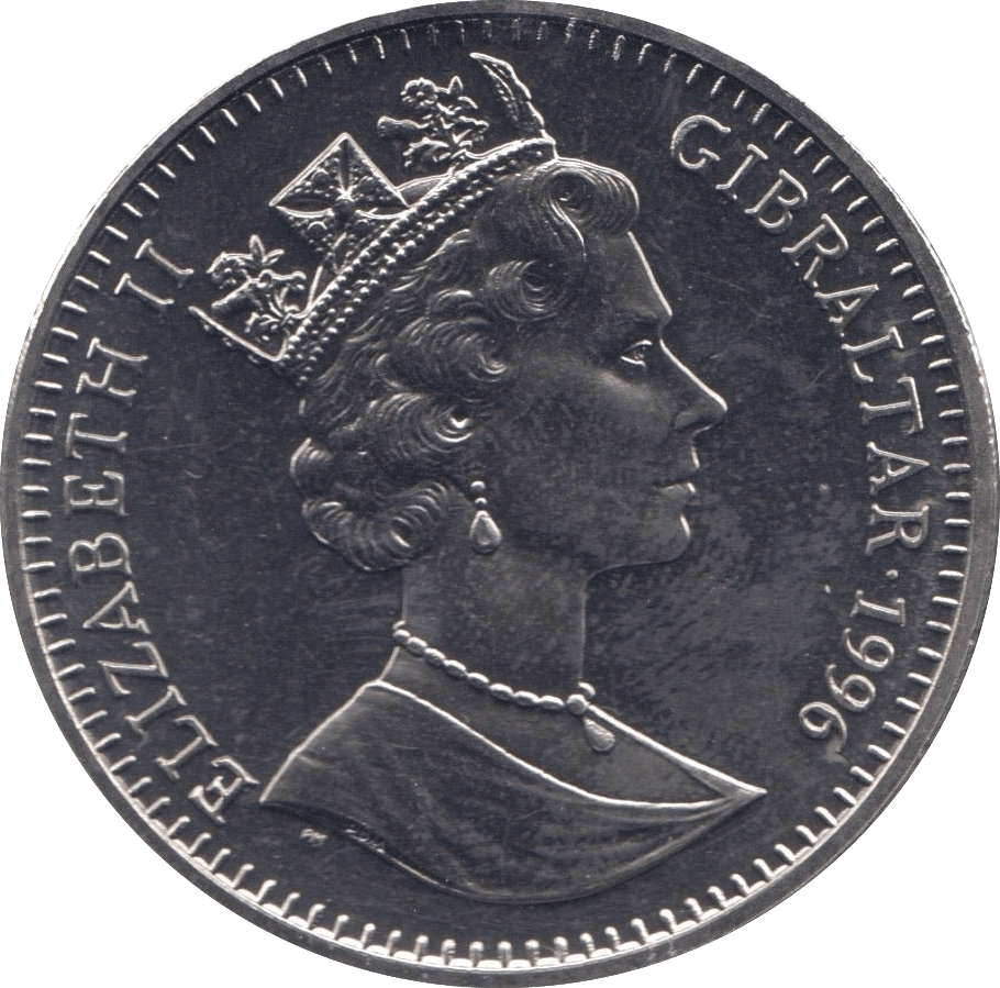 1996 100 YEARS OF PETER RABBIT ONE CROWN GIBRALTAR - WORLD COINS - Cambridgeshire Coins