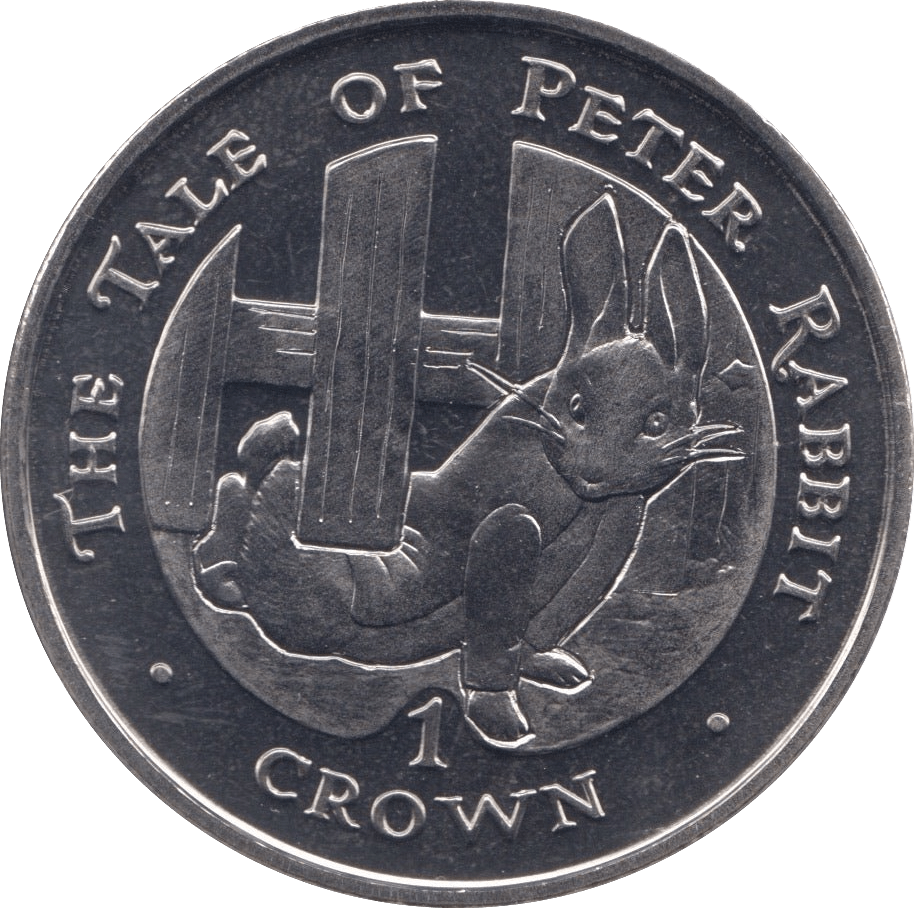 1996 100 YEARS OF PETER RABBIT ONE CROWN GIBRALTAR - WORLD COINS - Cambridgeshire Coins