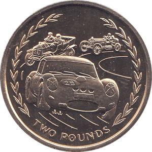 1996 2 POUNDS RACE CAR ( BU ) - WORLD COINS - Cambridgeshire Coins