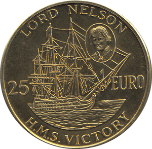 1996 25 EURO UK LORD NELSON BRITANNIARUM DEI GRATIA - WORLD COINS - Cambridgeshire Coins