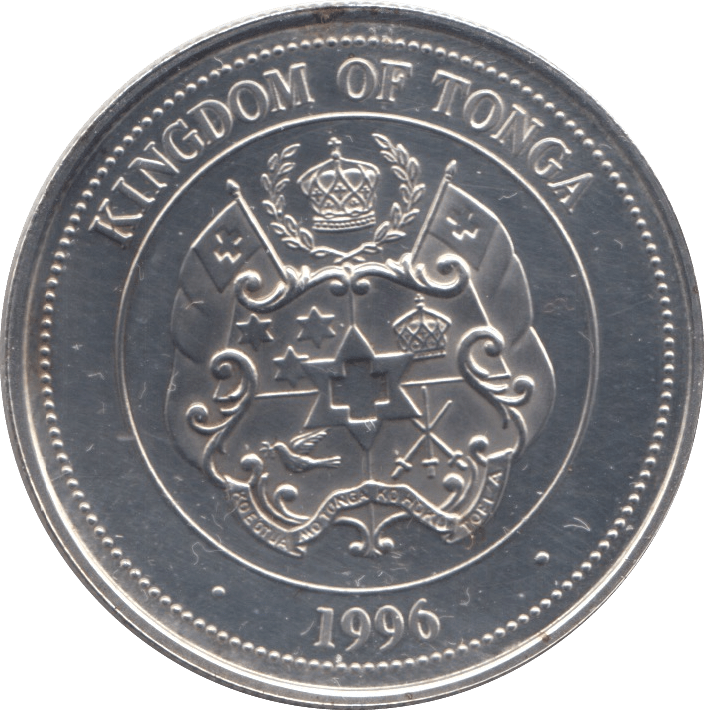 1996 50 SENETI KINGDOM OF TONGA - WORLD COINS - Cambridgeshire Coins
