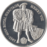 1996 .925 SILVER PROOF ROYAL HERITAGE TWO POUNDS FALKLAND ISLANDS - SILVER WORLD COINS - Cambridgeshire Coins