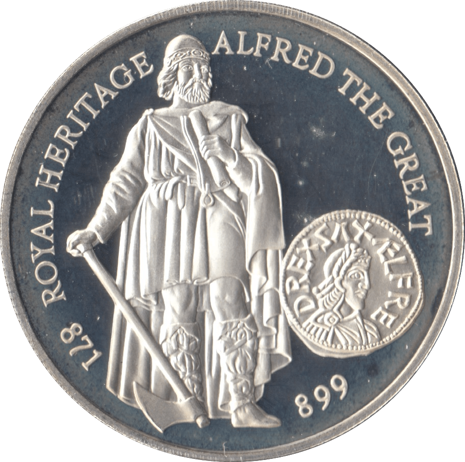 1996 .925 SILVER PROOF ROYAL HERITAGE TWO POUNDS FALKLAND ISLANDS - SILVER WORLD COINS - Cambridgeshire Coins