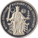 1996 .925 SILVER PROOF ROYAL HERITAGE TWO POUNDS FALKLAND ISLANDS - SILVER WORLD COINS - Cambridgeshire Coins
