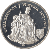 1996 .925 SILVER PROOF ROYAL HERITAGE TWO POUNDS FALKLAND ISLANDS - SILVER WORLD COINS - Cambridgeshire Coins