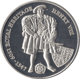 1996 .925 SILVER PROOF ROYAL HERITAGE TWO POUNDS FALKLAND ISLANDS - SILVER WORLD COINS - Cambridgeshire Coins