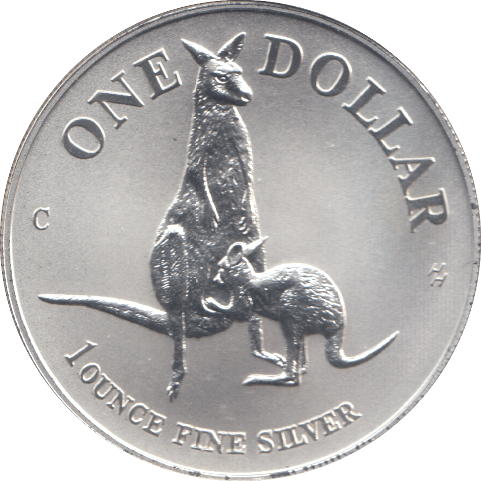 1996 AUSTRALIA DOLLAR 1OZ FINE SILVER - WOLRD SILVER COINS - Cambridgeshire Coins