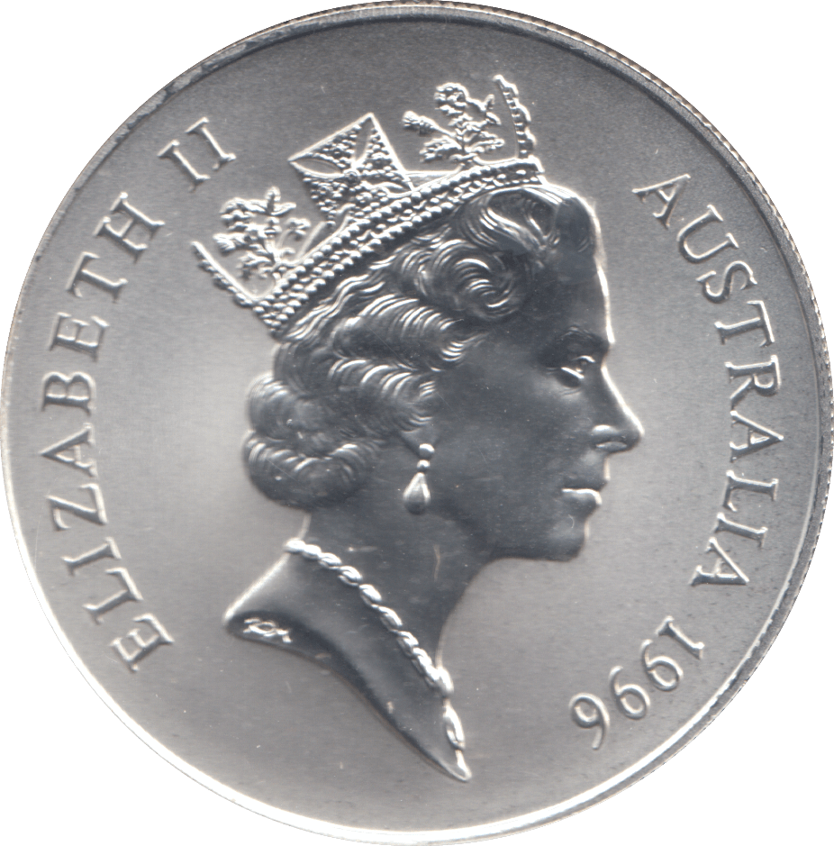 1996 AUSTRALIA DOLLAR 1OZ FINE SILVER - WOLRD SILVER COINS - Cambridgeshire Coins