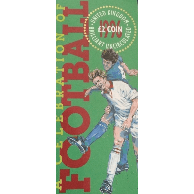 1996 BRILLIANT UNCIRCULATED £2 PRESENTATION PACK FOOTBALL CELEBRATION - £2 BU PACK - Cambridgeshire Coins