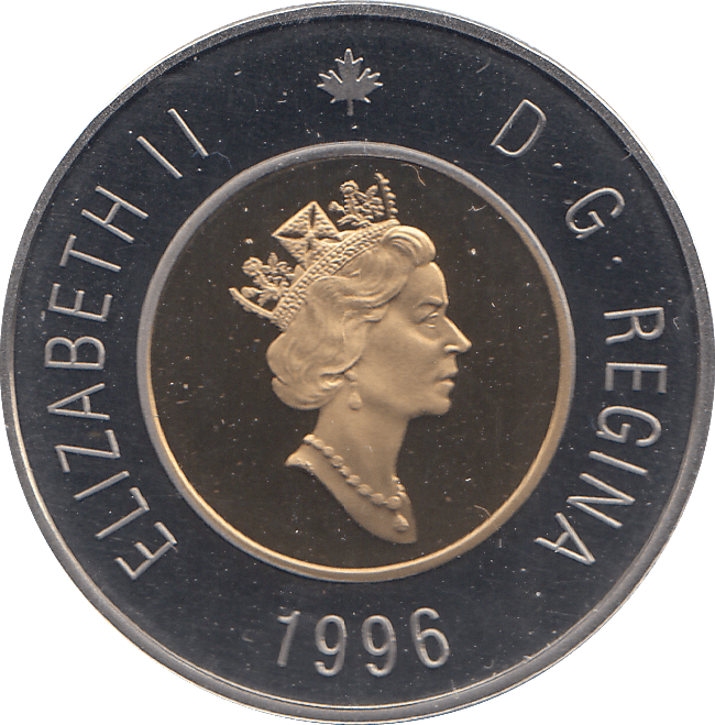 1996 CANADA 2 DOLLARS - WORLD COINS - Cambridgeshire Coins