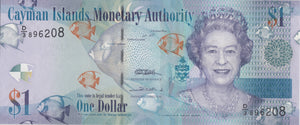 1996 CAYMAN ISLANDS ONE DOLLAR BANKNOTE REF 957 - World Banknotes - Cambridgeshire Coins