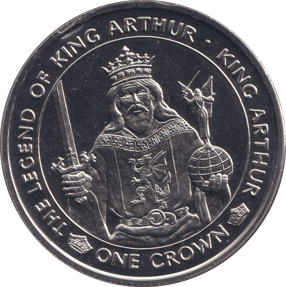 1996 CROWN KING ARTHUR - WORLD COINS - Cambridgeshire Coins