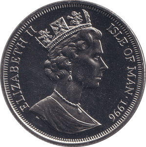 1996 CROWN KING ARTHUR - WORLD COINS - Cambridgeshire Coins