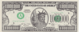 1996 FANTASY 1,000,000 DOLLAR BANKNOTE REF-1738 - WORLD BANKNOTES - Cambridgeshire Coins