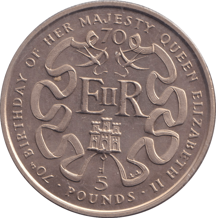 1996 FIVE POUND GIBRALTAR - WORLD COINS - Cambridgeshire Coins