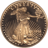 1996 GOLD FIVE DOLLARS USA - Gold World Coins - Cambridgeshire Coins